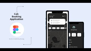 Cab Booking Application UIUX Design in Figma [upl. by Clayton]