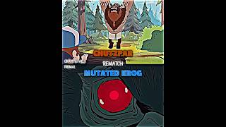 Mutated Krog vs Chutzpar gravityfalls primal whoisstronger vsedit vsbattle wisedit wis [upl. by Lombardi]