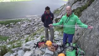 Rope skills for scrambling 1 using a rope [upl. by Fugate]