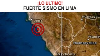 LO ÚLTIMO Sismo de magnitud 58 se registró en Lima a horas de la noche [upl. by Murial995]