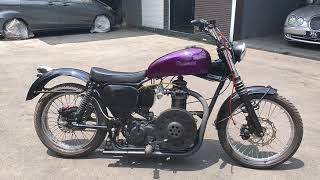 Mesin diesel ruggerini 550 CC jadi motor classic [upl. by Ratcliff343]