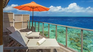 Water villa Oblu select at sangeli Maldives room tour واتر ویلای هتل ابلو سلکت مالدیو [upl. by Cartan290]