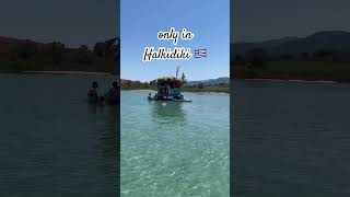 bu sadece Halkidiki’de var halkidiki yunanistan sitonya [upl. by Neilla]