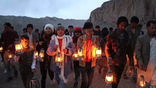 Light Show Pays Tribute To Bamiyan Buddhas Destroyed By Taliban 20 Years Ago [upl. by Worth]