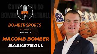 Macomb Bomber Basketball vs BushnellPrairie City [upl. by Neelyk]