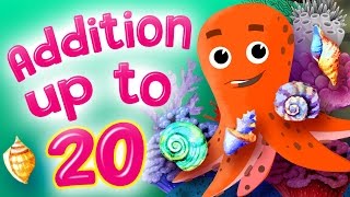 Addition up to 20  Math for Kindergarten amp 1st Grade  Kids Academy [upl. by Nagud]