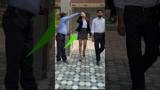 Office college girl security boy water 💦 bottle 🍼 entertainment video youtubeshorts [upl. by Filler]