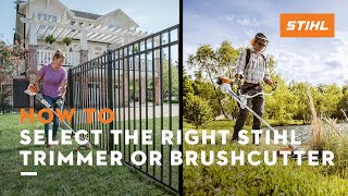 How to Select the Right Trimmer or Brushcutter  STIHL Tips [upl. by Patsy]