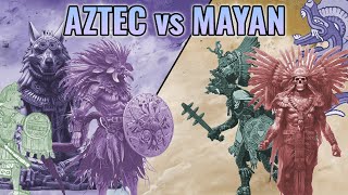 Aztec Vs Mayan Mythology  Whats the Difference [upl. by Swart]