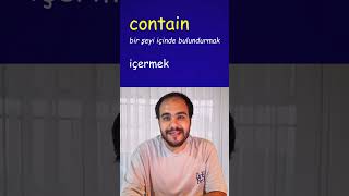 Contain Ne Demek [upl. by Servais]