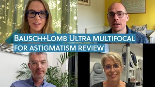 BauschLomb Ultra multifocal for astigmatism review [upl. by Eniamurt]