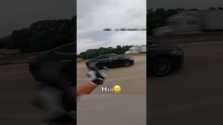 Highway crush literally funny viralvideo motorcycle biker [upl. by Merras526]