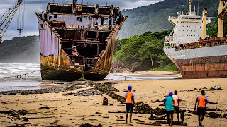 É ASSIM QUE OS NAVIOS SÃO DESTRUÍDOS AO SEREM APOSENTADOS [upl. by Enair]