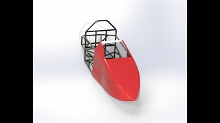 Solidworks Design ChasisFrame FSAE Formula Society of Automotive Engineer use 3DSketch and Weldment [upl. by Nathaniel]