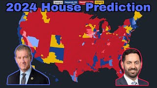 2024 House Map Prediction August 2024 [upl. by Ayoted980]