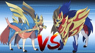 Pokemon Eternatus vs Zacian vs Zamazenta [upl. by Cassondra494]