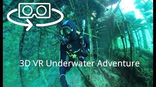 Scuba diving in Eilat Israel  3D 360 VR underwater with the Vuze camera [upl. by Breed632]