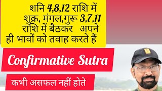 confirmative jyotish sutra ven jup mars in vayu tatva rashi destroy significations of own houses [upl. by Ekaj]