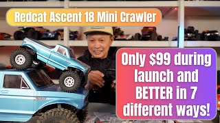 Redcat Ascent 18 Review  LCG mini crawler tested compared to Traxxas TRX4m [upl. by Southworth]