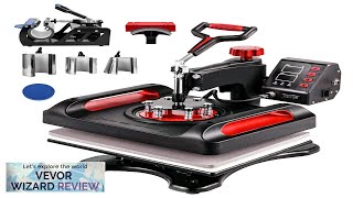 VEVOR Heat Press Machine 12 x 15 Inch 8 in 1 Heat Review [upl. by Novi]