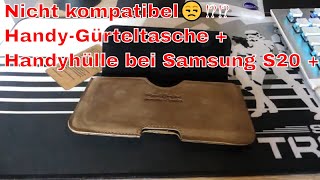 Nicht kompatibel MATADOR 67 Zoll Leder Handy Gürteltasche Handyhülle bei Samsung S20 [upl. by Tracey]