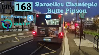 Bus 168 Ratp man lion scity Le Trajet Entre Sarcelles Chantepie➡️Butte Pinson [upl. by Imuya183]