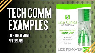 Tech Comm Examples  Lice Removal Post Treatment Instructions [upl. by Wickner]