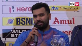 Rohit Sharma addresses media in Sri Lanka [upl. by Pet]