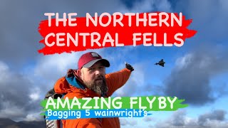 AMAZING FLYBY IN THE NORTHERN CENTRAL FELLS BAGGING 5 WAINWRIGHT’S [upl. by Lombardy667]