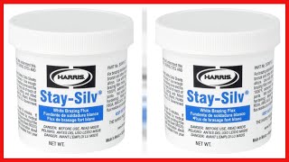 Harris SSWF1 Stay Silv Brazing Flux 1 lb Jar White [upl. by Ternan64]