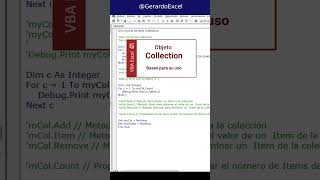 Objeto Collection vba excel collection [upl. by Evander519]