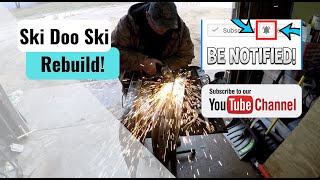 how to fix snowmobile ski Dont throw away Save money [upl. by Fisa]