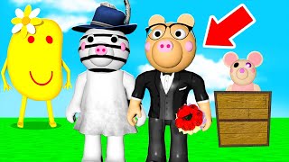 ROBLOX PIGGY ZIZZY AND PONY EXTREME WEDDING MS P BOSS BATTLE [upl. by Annawaj]