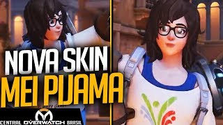 OVERWATCH  MEI PIJAMA NOVA SKIN LENDÁRIA REVELADA  Central Overwatch Brasil [upl. by Viradis]