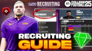 The BEST Recruiting Guide in College Football 25 Dynasty Mode [upl. by Kcirdneked]