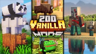 TOP 200 Vanilla Minecraft Mods For 120  EP 2 2024 ForgeFabric [upl. by Perot]