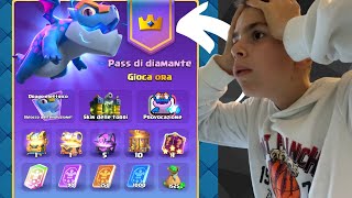 SHOPPO IL PASS POTENZIO ED EVOLVO IL DRAGO ELETTRICO Clash Royale ITA [upl. by Tamma]