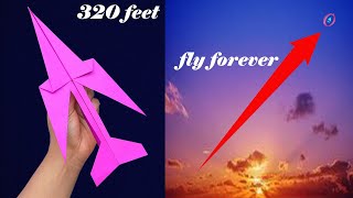 How to Make Paper Airplane Easy That Fly Far FastOver 450 Feet [upl. by Lyndel615]