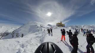 Sauze dOulx 1132024 Second ski day [upl. by Peedus]