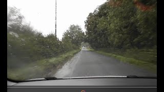 October 1st 2024 Bempton to Bridlington Car Trip in the Rain To Buy Bread [upl. by Srini]