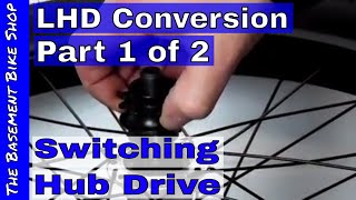 BMX LHD Conversion Part 1 Switching Cassette Hub Drive Step by Step [upl. by Haisa371]