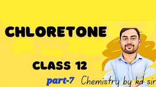 Chloretone reaction of chloroform with acetone class 12  conversion chloroform to chloretone [upl. by Amleht]