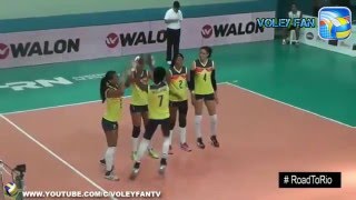 LORENA ZULETA COLOMBIA VS VENEZUELA PREOLIMPICO SUDAMERICANO FEMENINO 2016 [upl. by Gensler830]