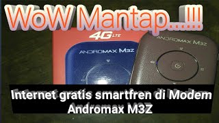 Wow mantap Internet gratis smartfren di modem andromax m3z [upl. by Farmer]