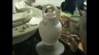 Lazzaro Paints Modigliani Italian Pottery [upl. by Joon]