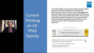 Potential Human Health Effects of 62 Fluorotelomer Versus Perfluorohexanoic Acid Penelope Rice [upl. by Sellig]