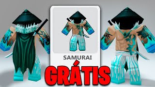 COMO FAZER SKIN GRATIS SAMURAI NO ROBLOX [upl. by Carree168]