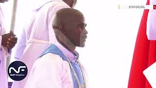 Bishop Ben JCM washing the feet of the newly anointed Gilgil Pastor [upl. by Isyed]