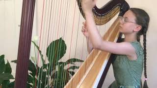 G F Haendel — Harp Concerto 2nd and 3rd mvt [upl. by Bijan]