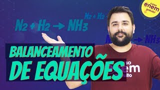 BALANCEAMENTO POR TENTATIVA  Resumo de Química para o Enem [upl. by Anaderol]